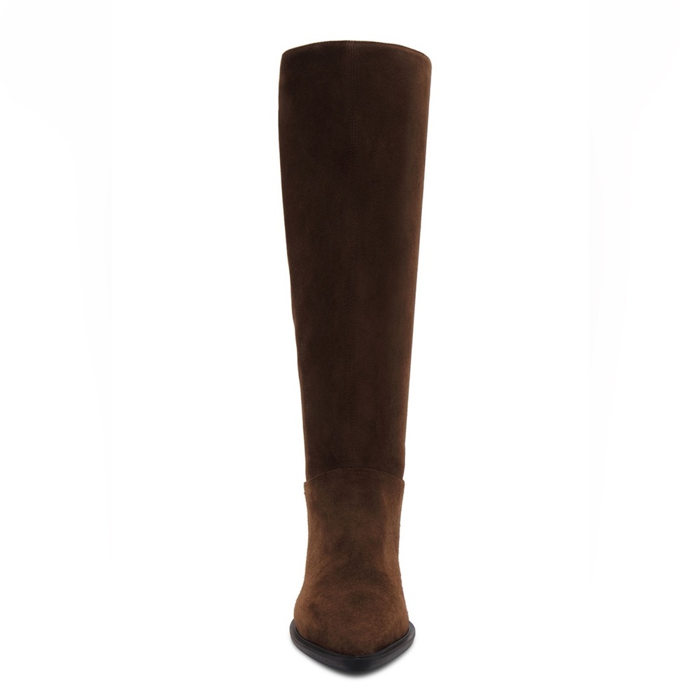 Cassie Tall Vagabond Slouch Boot in Mocha Brown - Picture 3 of 16